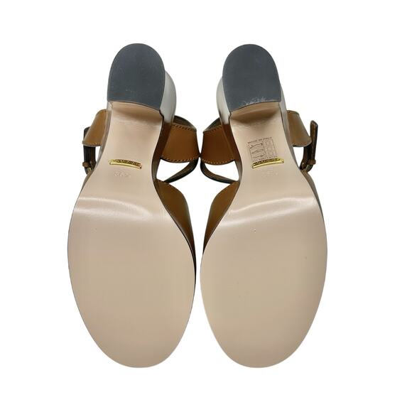 Gucci Cutout Interlocking G 36.5/ US 6.5 Platform Sandal Dark Brown Leather NIB - Picture 12 of 15